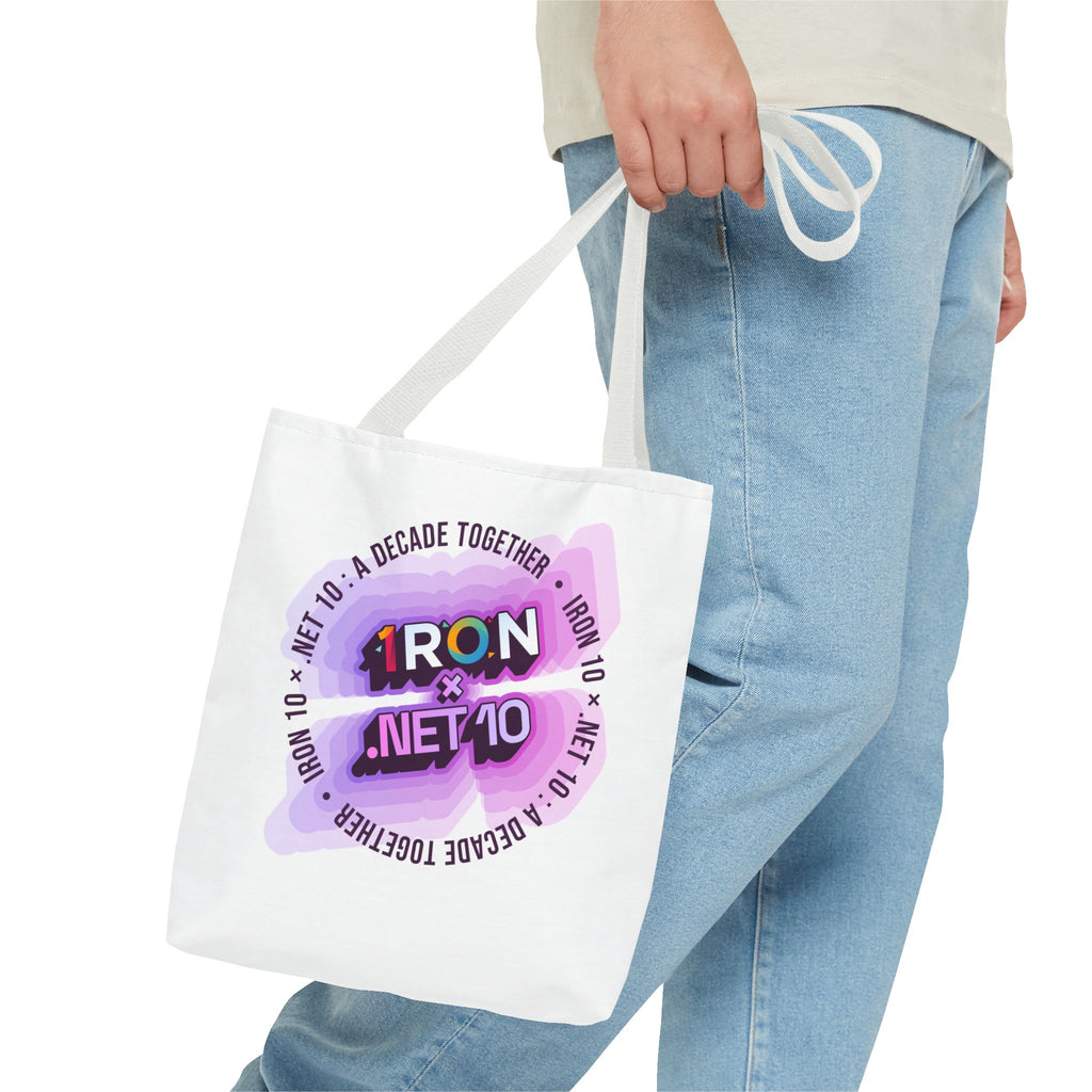 .NET 10 x Iron 10 Tote Bag (AOP)