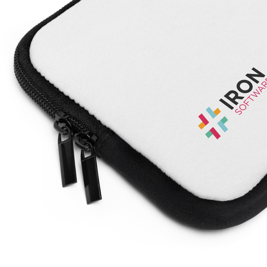 Iron Laptop Sleeve - White