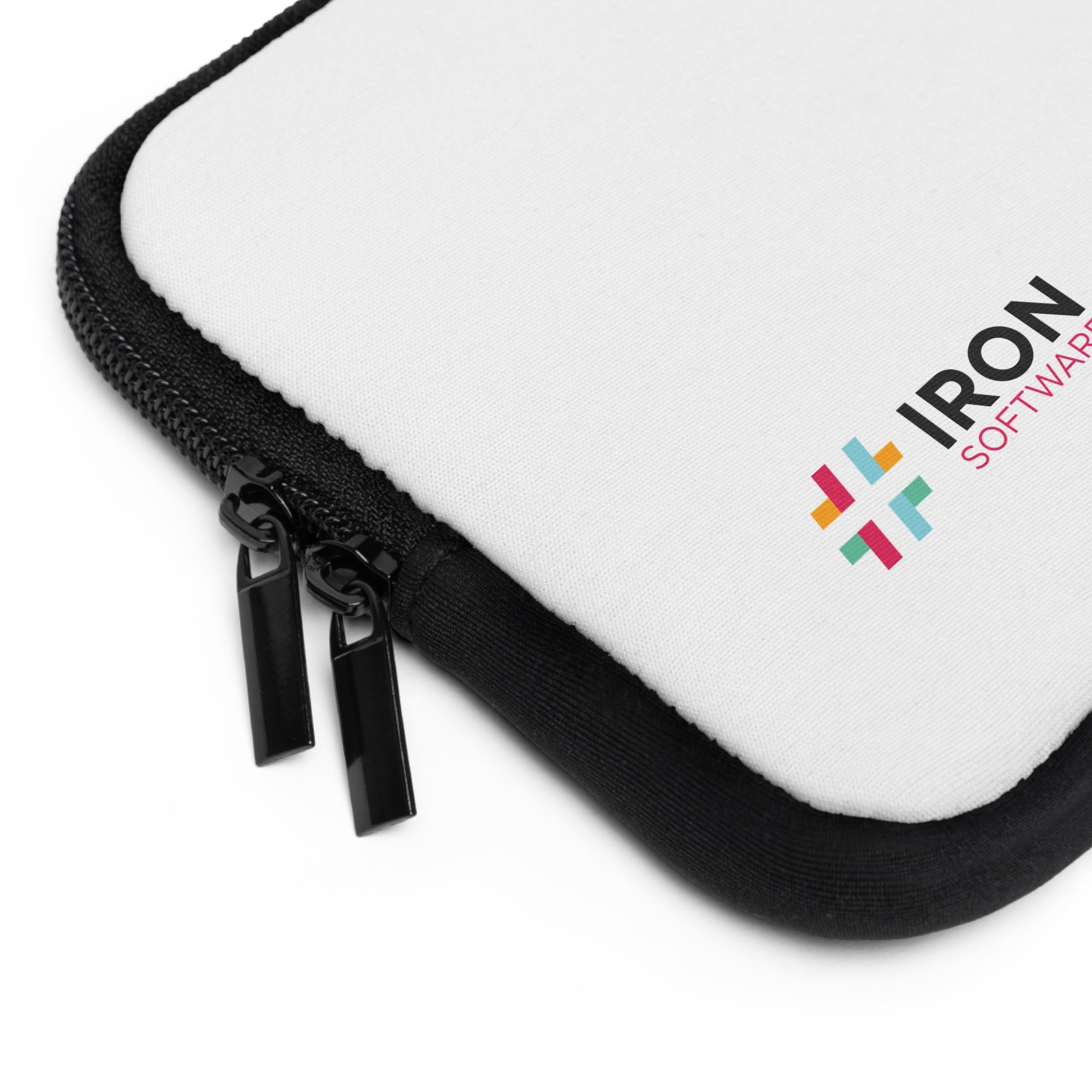 Iron Laptop Sleeve - White