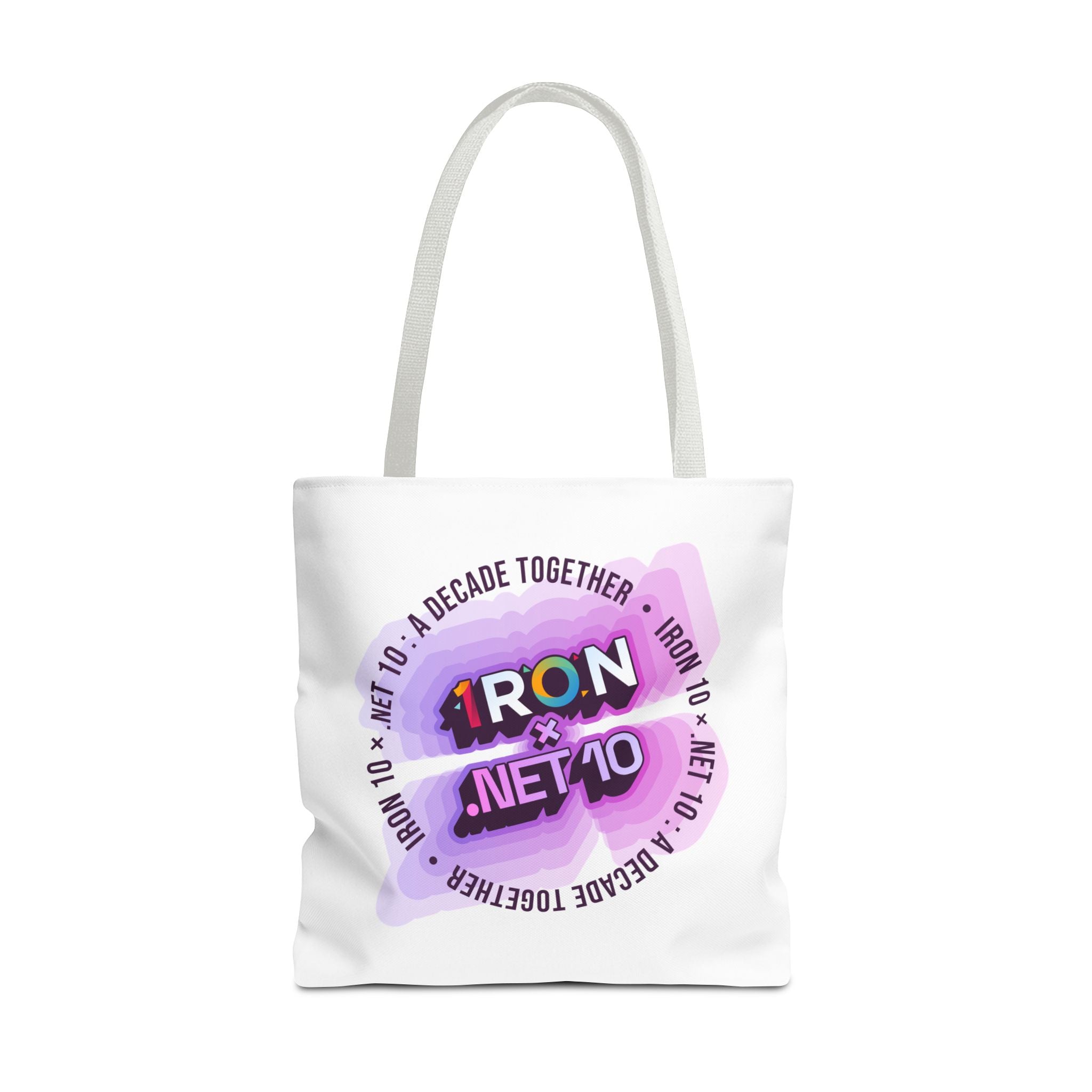 .NET 10 x Iron 10 Tote Bag (AOP)