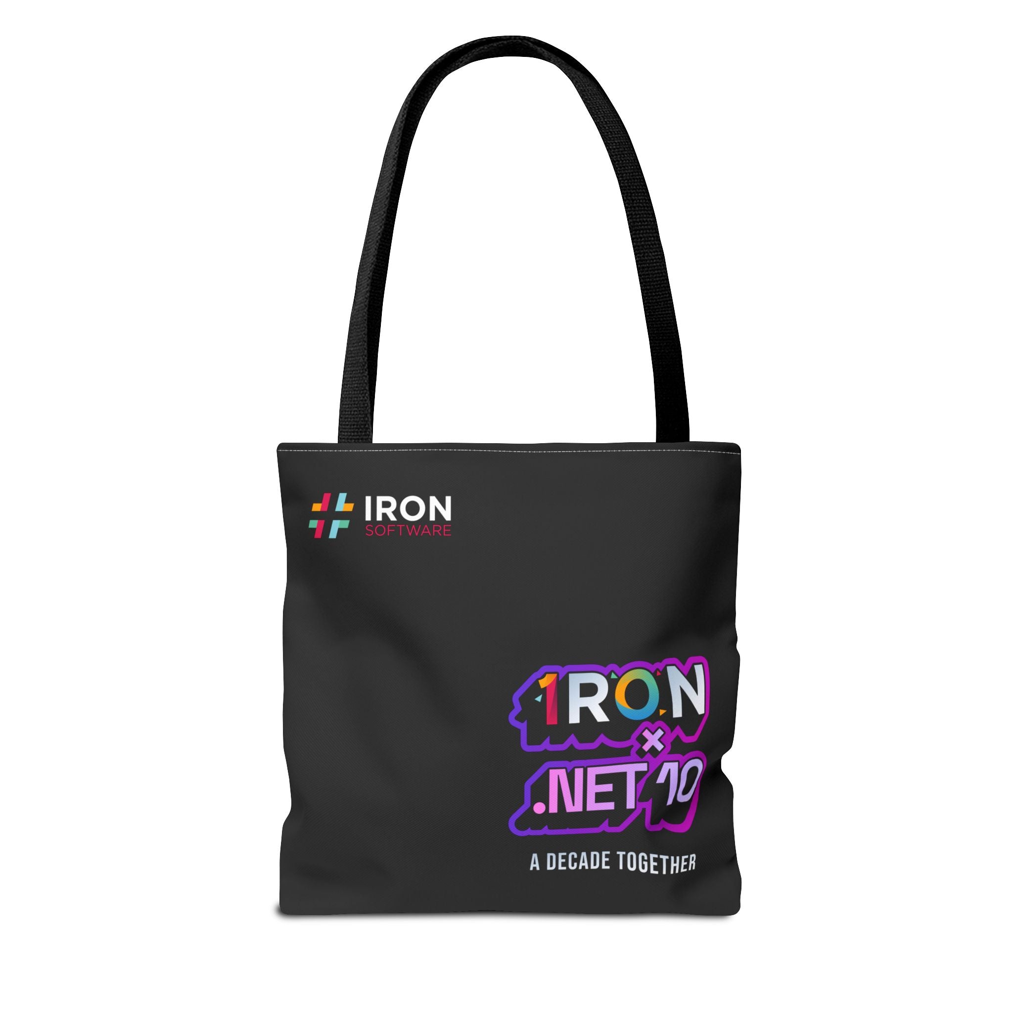.NET 10 x Iron 10 Tote Bag Black
