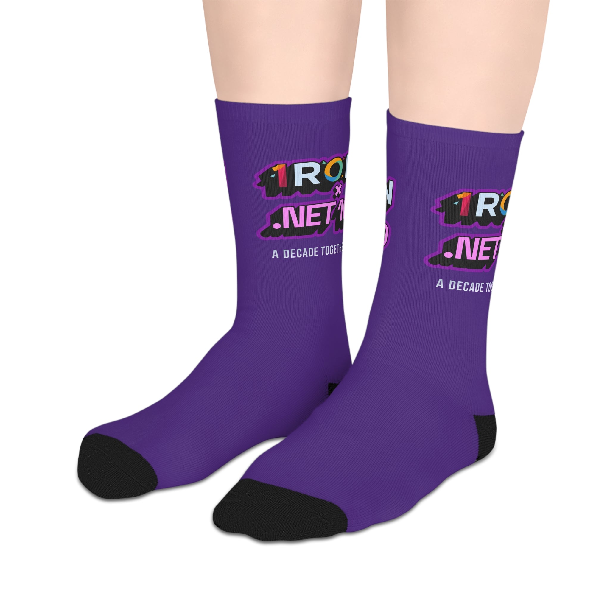 .NET 10 x Iron10 Socks (Purple)