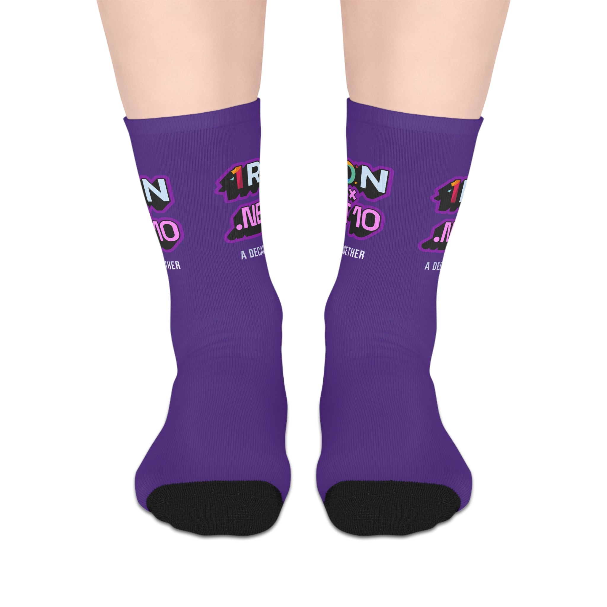 .NET 10 x Iron10 Socks (Purple)