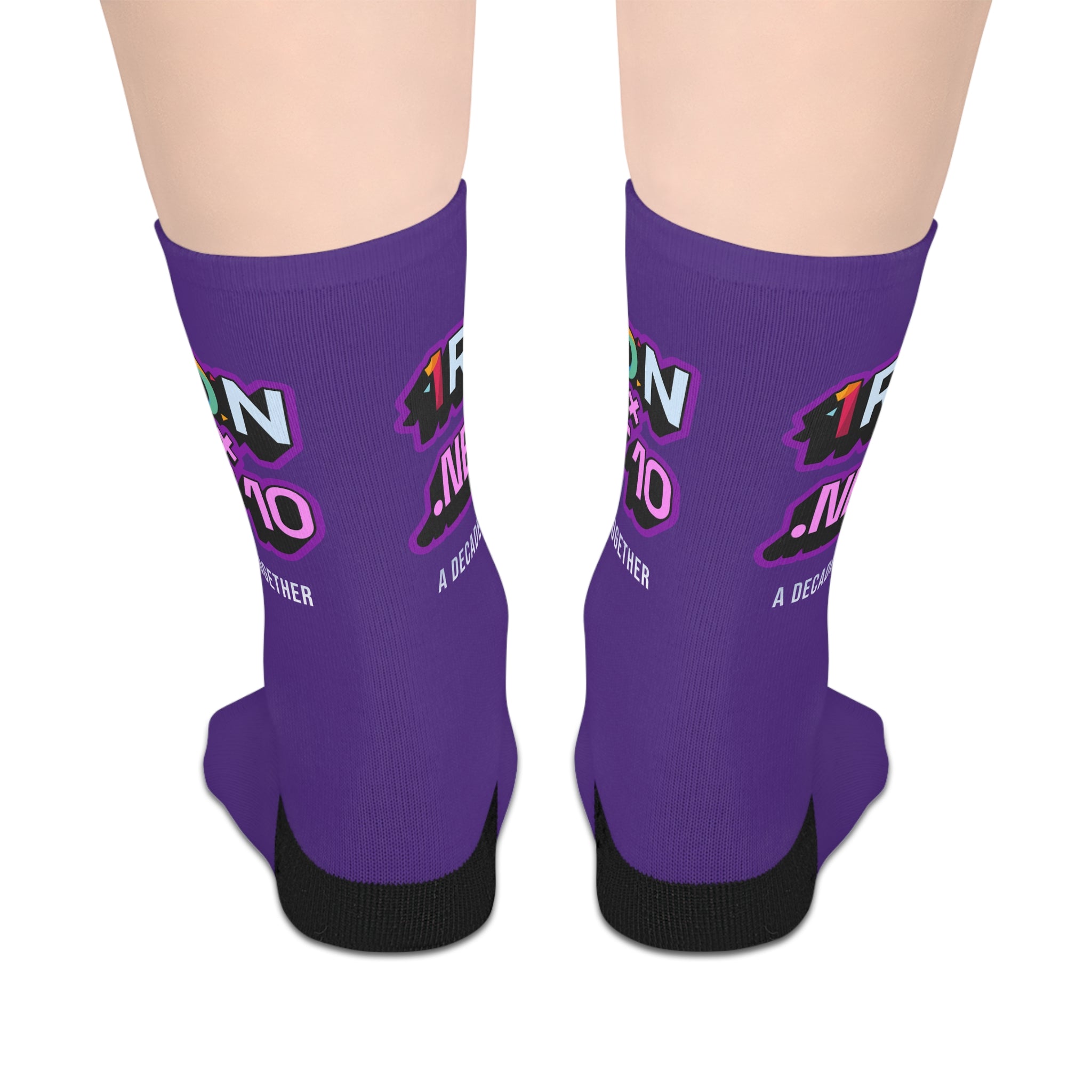 .NET 10 x Iron10 Socks (Purple)