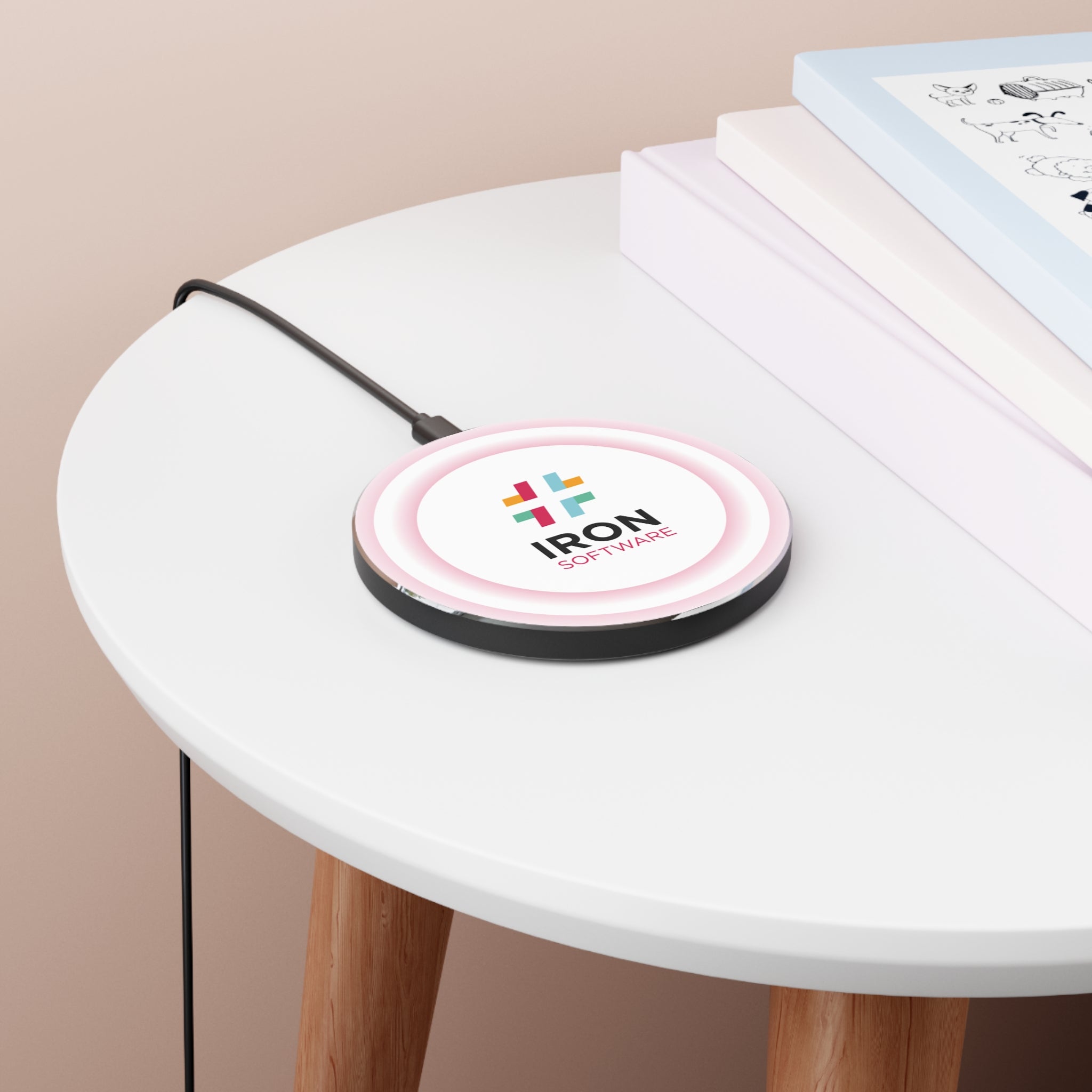 NON NEON White  wireless charger