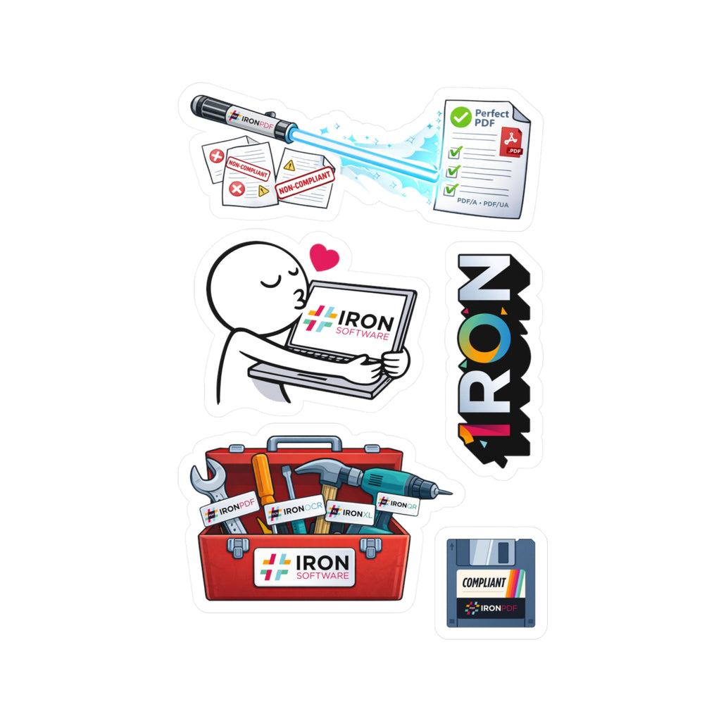 Iron Software Sticker Pack - OG