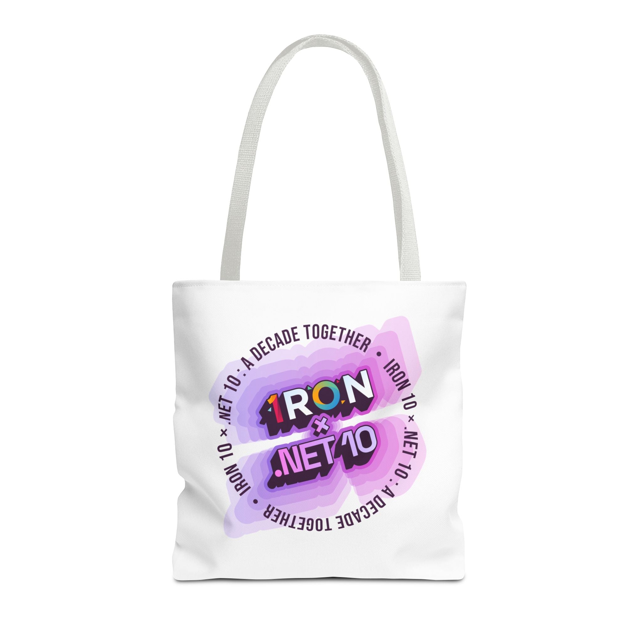 .NET 10 x Iron 10 Tote Bag (AOP)