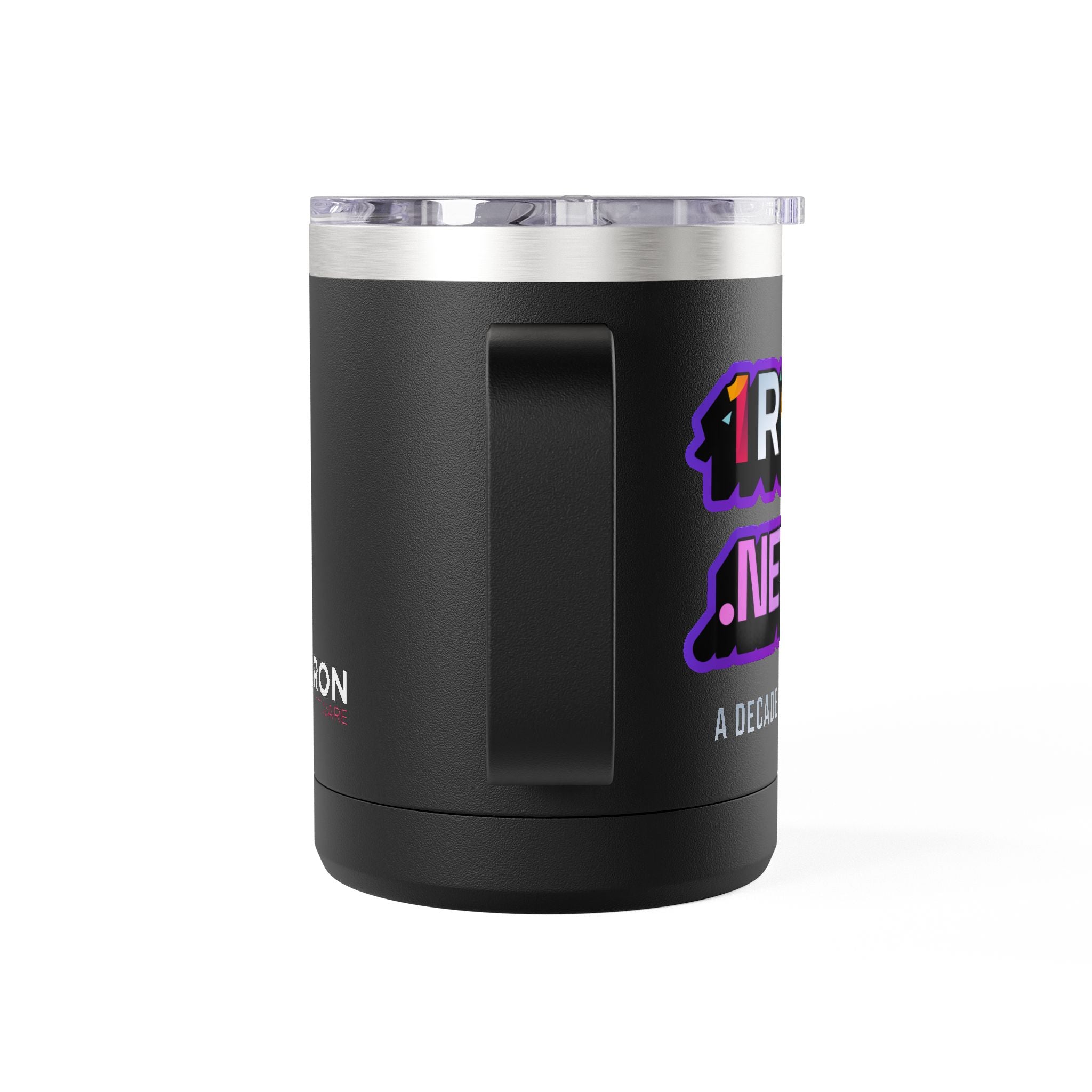 .NET 10 x Iron10 Coffee Mug Tumbler (Black)