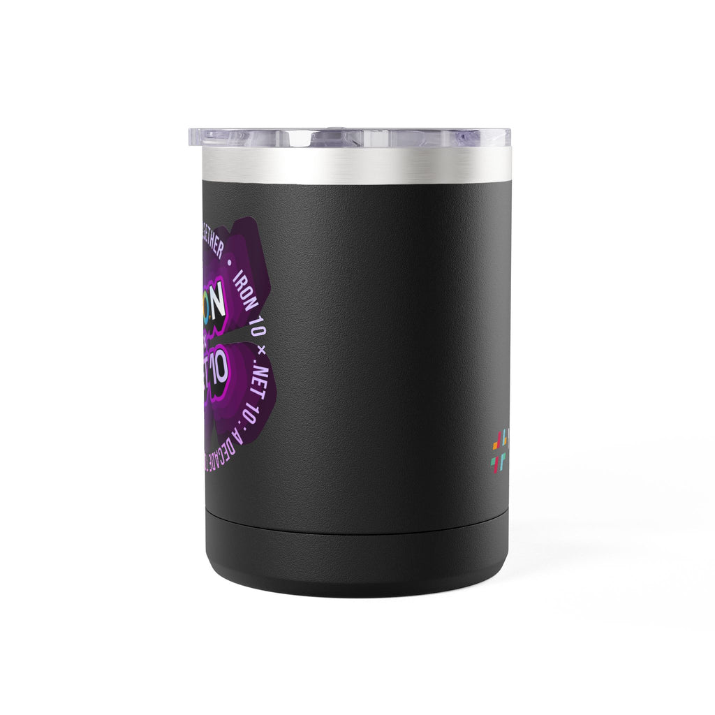 .NET 10 x Iron10 Coffee Mug Tumbler (Black)