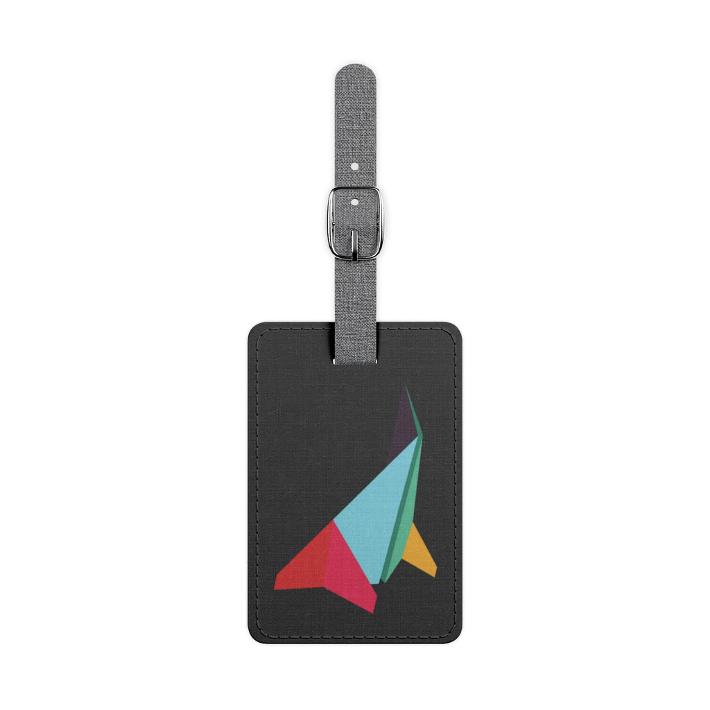 Saffiano Polyester Luggage Tag, Rectangle