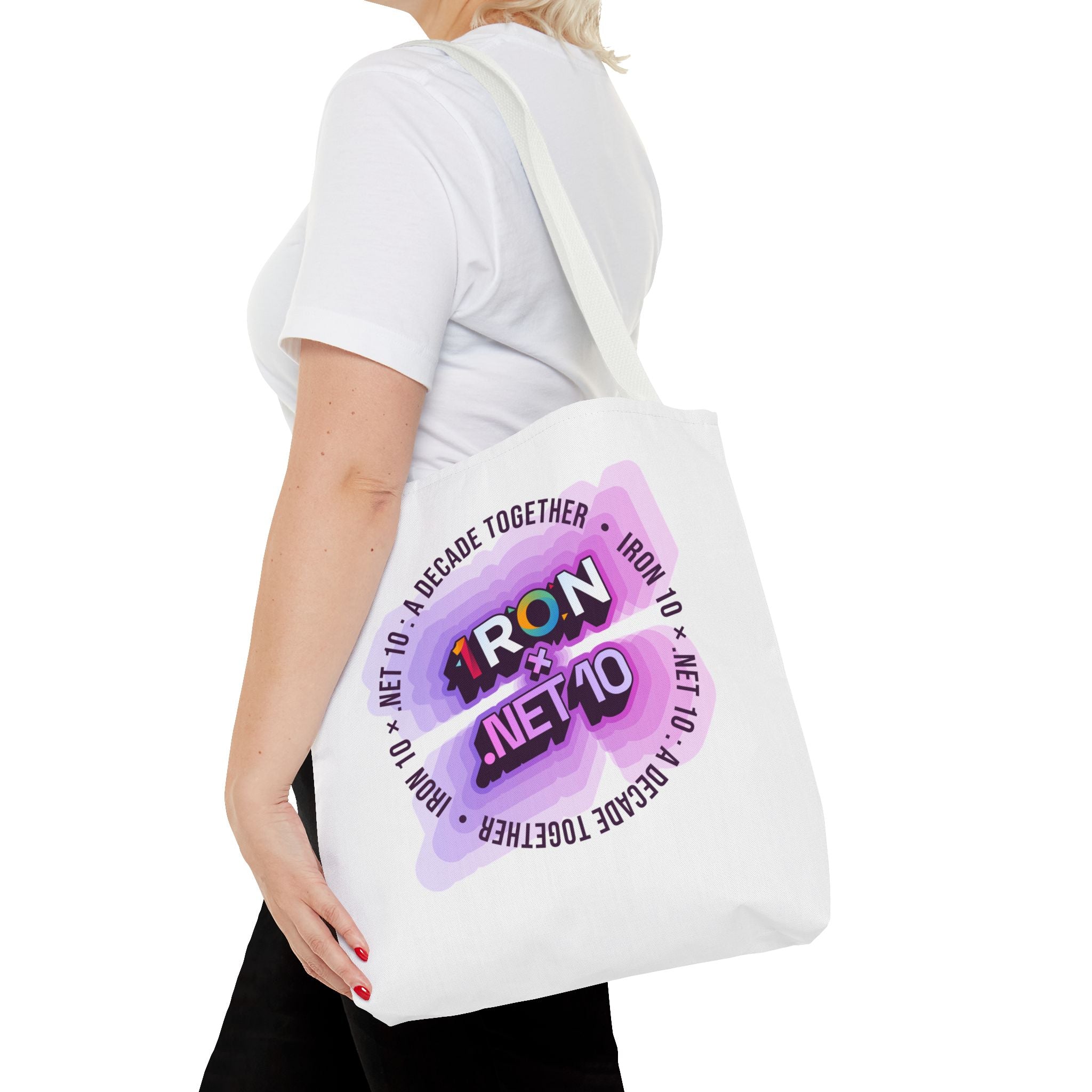 .NET 10 x Iron 10 Tote Bag (AOP)