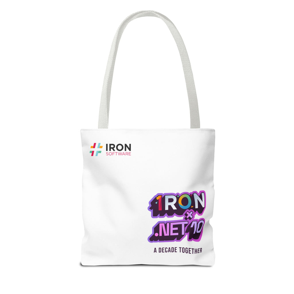 .NET 10 x Iron 10 Tote Bag (AOP)