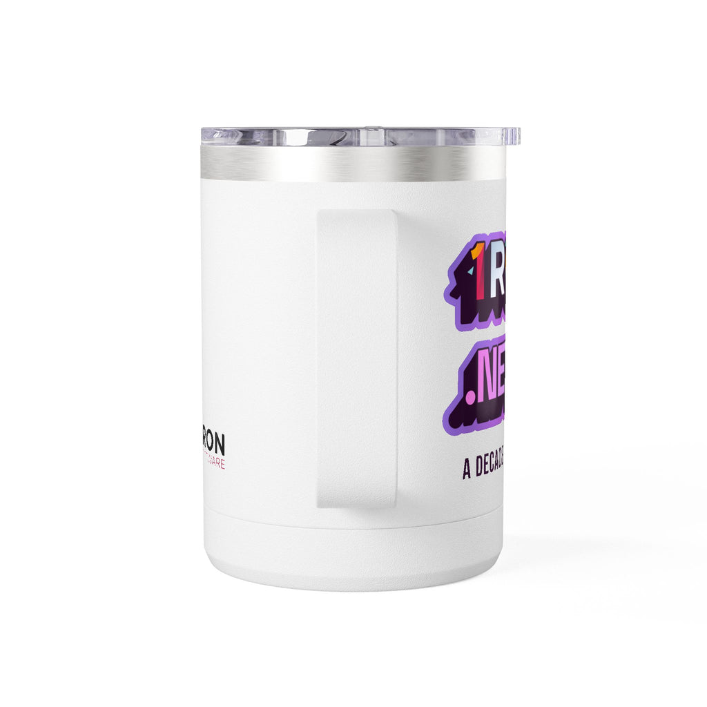 .NET 10 x Iron10 Coffee Mug Tumbler (White)