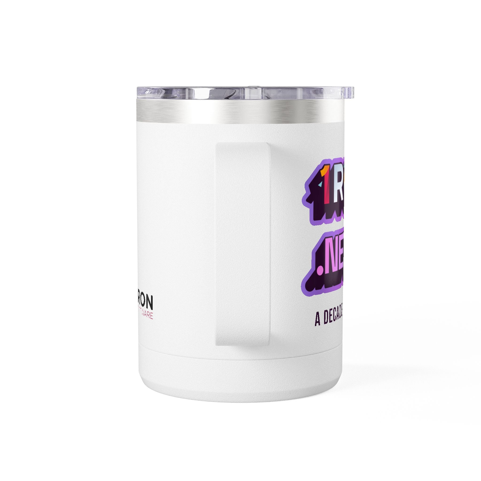 .NET 10 x Iron10 Coffee Mug Tumbler (White)