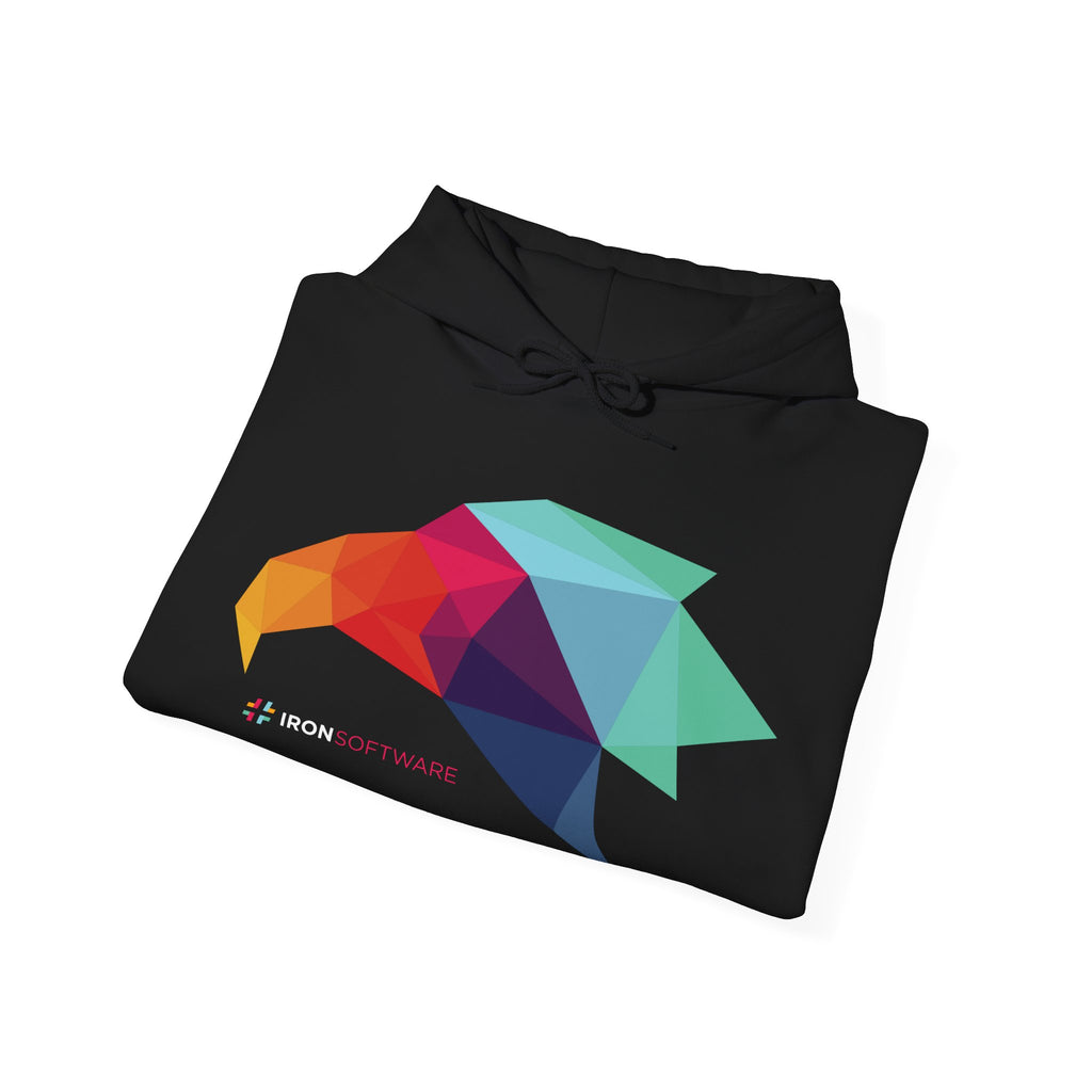 Iron Hooded Sweatshirt (Black)