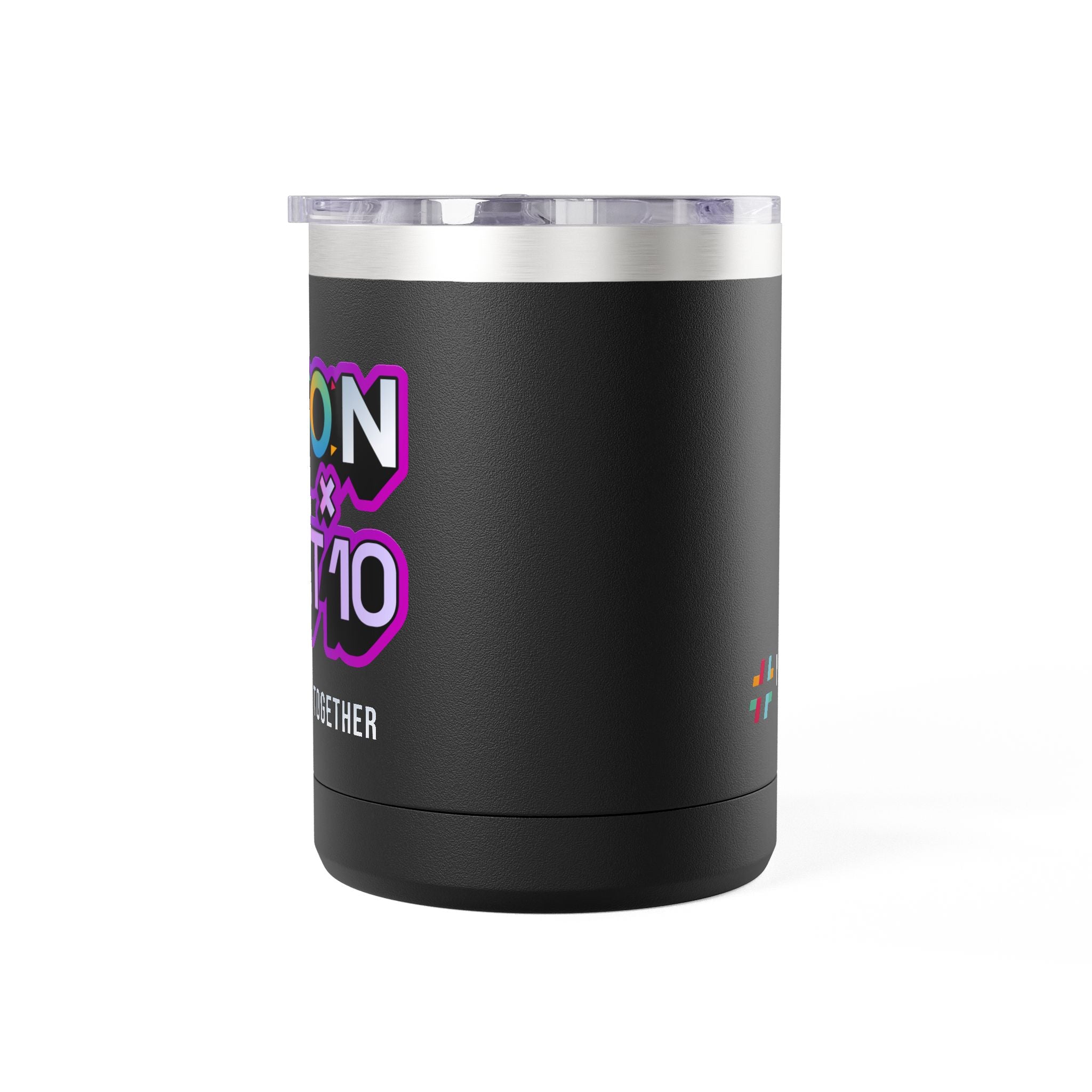 .NET 10 x Iron10 Coffee Mug Tumbler (Black)
